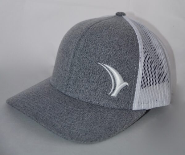 Grey & White | Heather front panels | Trucker mesh back